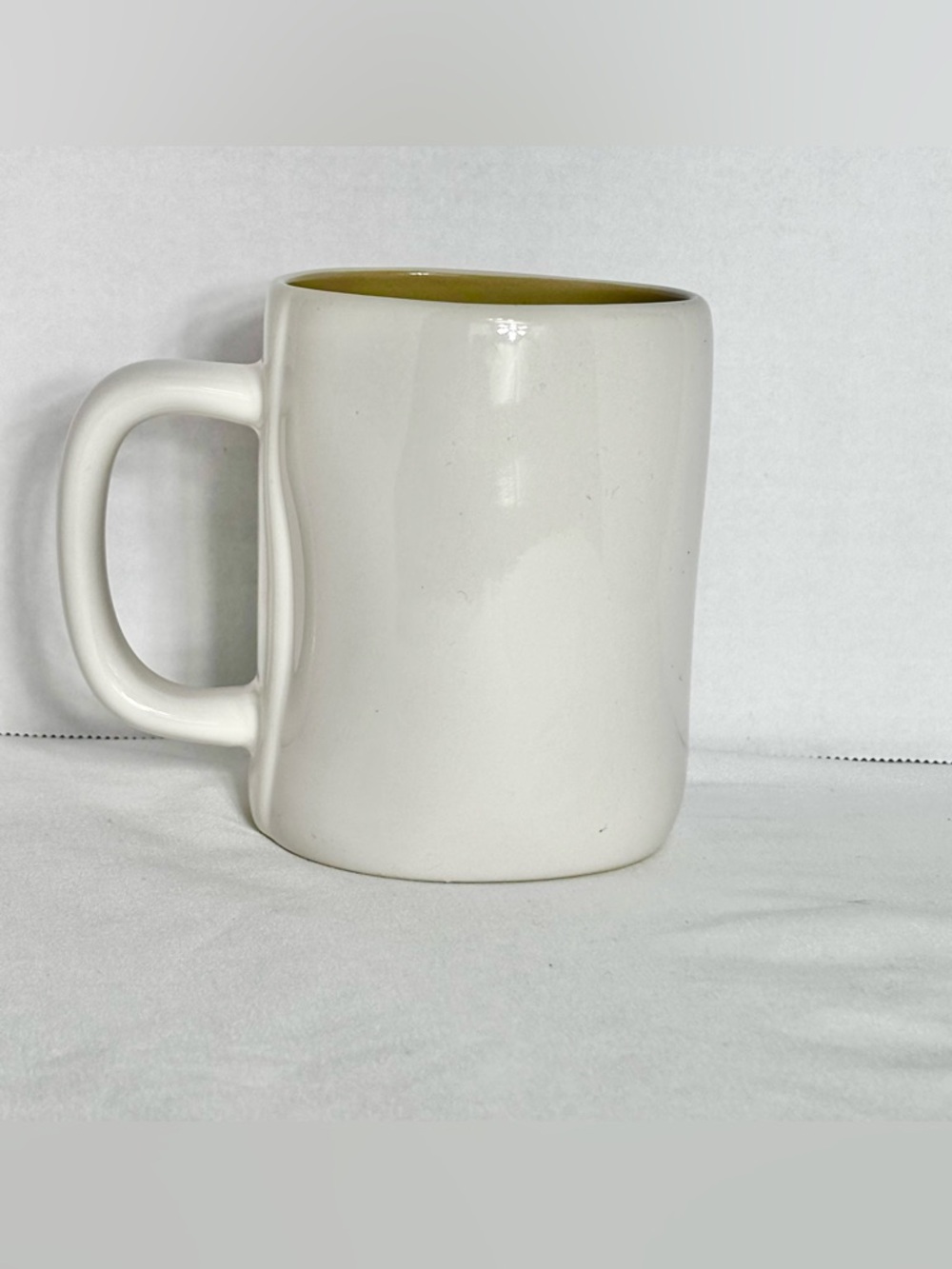 Rae Dunn White "Home Brewed" Ceramic Coffee Mug - Picture 2 of 4